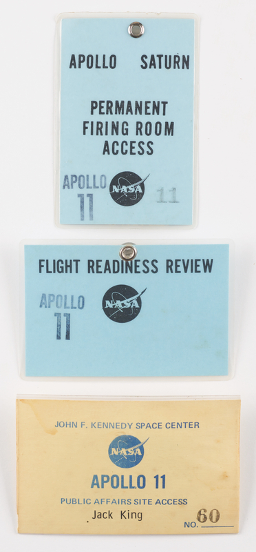 Lot 5199 Apollo 11 (3) NASA Kennedy Space Center Badges