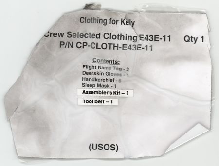 Lot #5527 ISS One-Year Mission: Scott Kelly's Twice-Launched 'Waist Band for Tools’ - Image 5