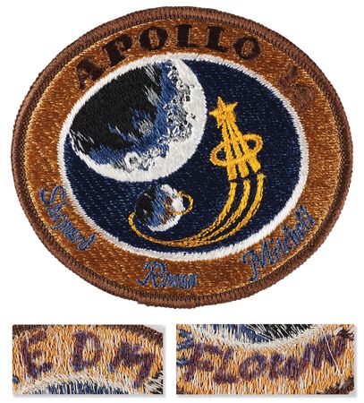 Lot #5313 Apollo 14 Flown Patch - From the