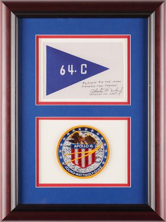 Lot #5352 Apollo 16 Flown Beta Cloth USAF