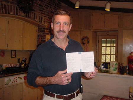 Lot #5493 STS-115 Training-Used 'Waste Collection System' Cue Card - Image 3