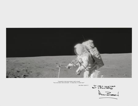Lot #5266 Alan Bean Signed Photographic Print -