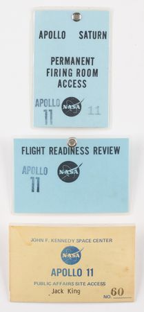 Lot #5199 Apollo 11 (3) NASA Kennedy Space Center