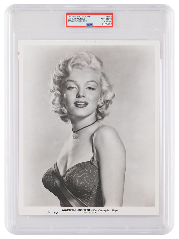 Lot 643 Marilyn Monroe Original Photograph - PSA Type I