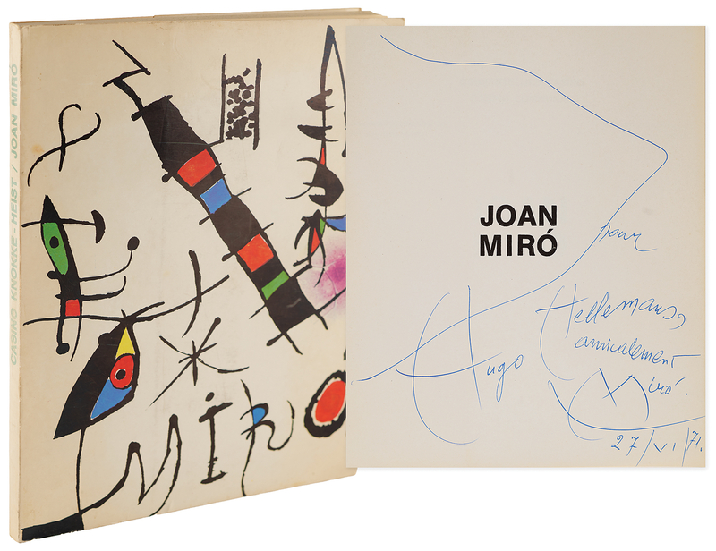 Lot 441 Joan Miro Signed Exhibition Catalog