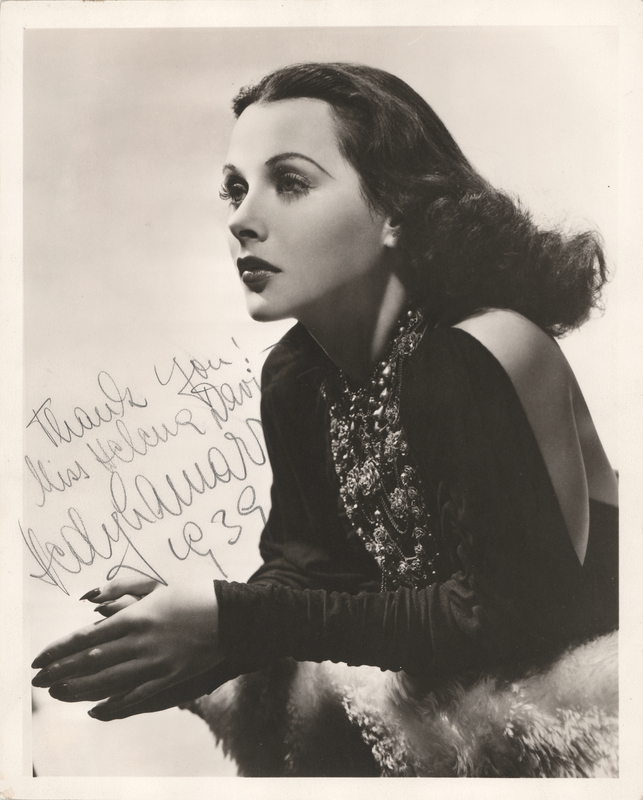 Lot 627 Hedy Lamarr Signed Photograph