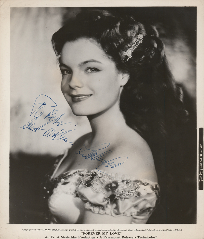 Lot 659 Romy Schneider Signed Photograph