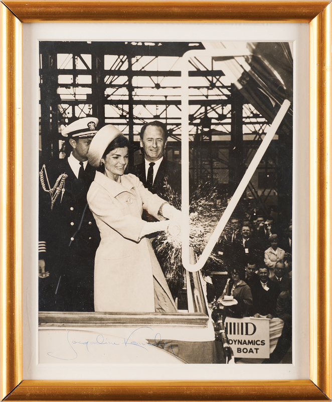 Lot 74 Jacqueline Kennedy Signed Photograph
