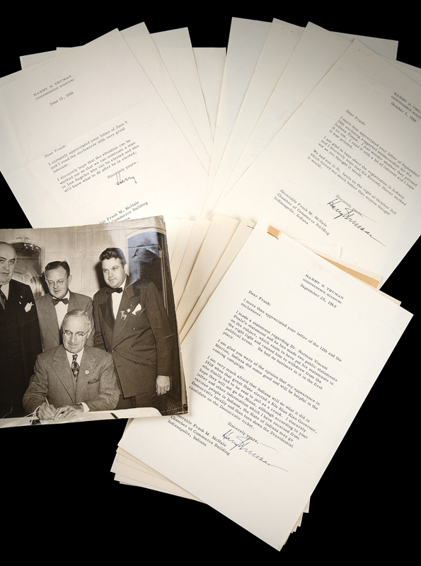 Lot 8 Harry S. Truman Collection of (14) Typed Letters Signed on the 1960 Democratic National Convention, Presidential Election, and John F. Kennedy