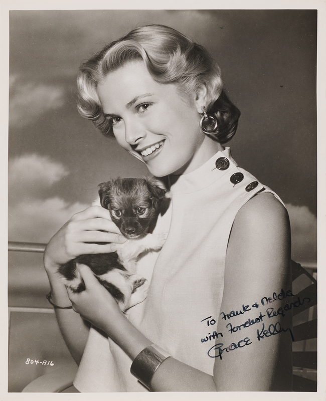 Lot 594 Grace Kelly Signed Photograph