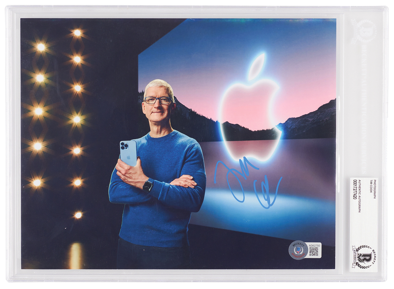 Lot 236 Tim Cook Signed Photograph