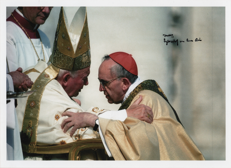 Lot 198 Pope Francis Signed Photograph