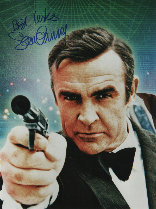 Lot 603 Sean Connery Signed Photograph as James Bond