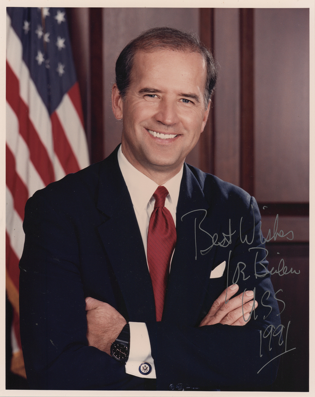 Lot 130 Joe Biden Signed Photograph