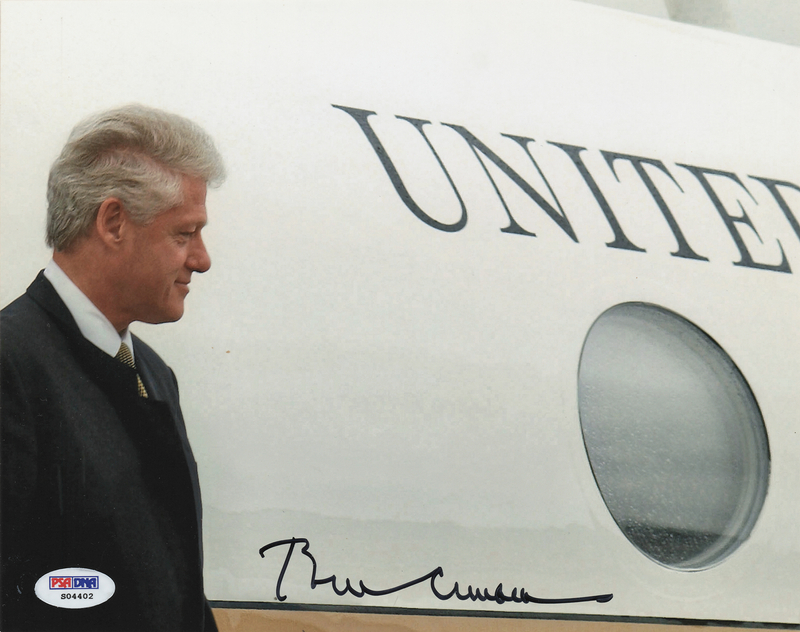 Lot 120 Bill Clinton Signed Photograph