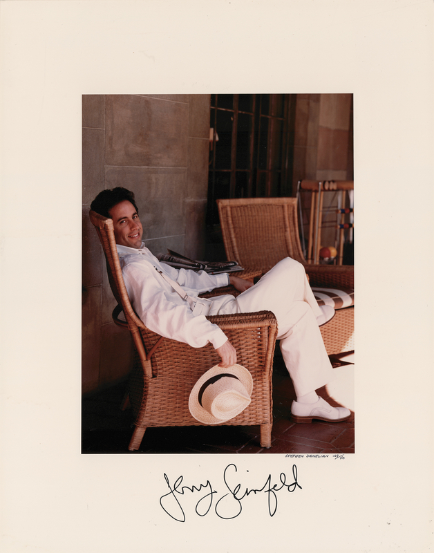 Lot 661 Jerry Seinfeld Signed Oversized Photograph (Ltd. Ed. #29/50)