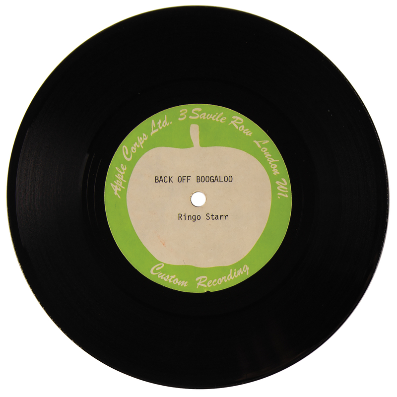 Lot 555 Beatles: Ringo Starr Apple Records Stereo Acetate for 