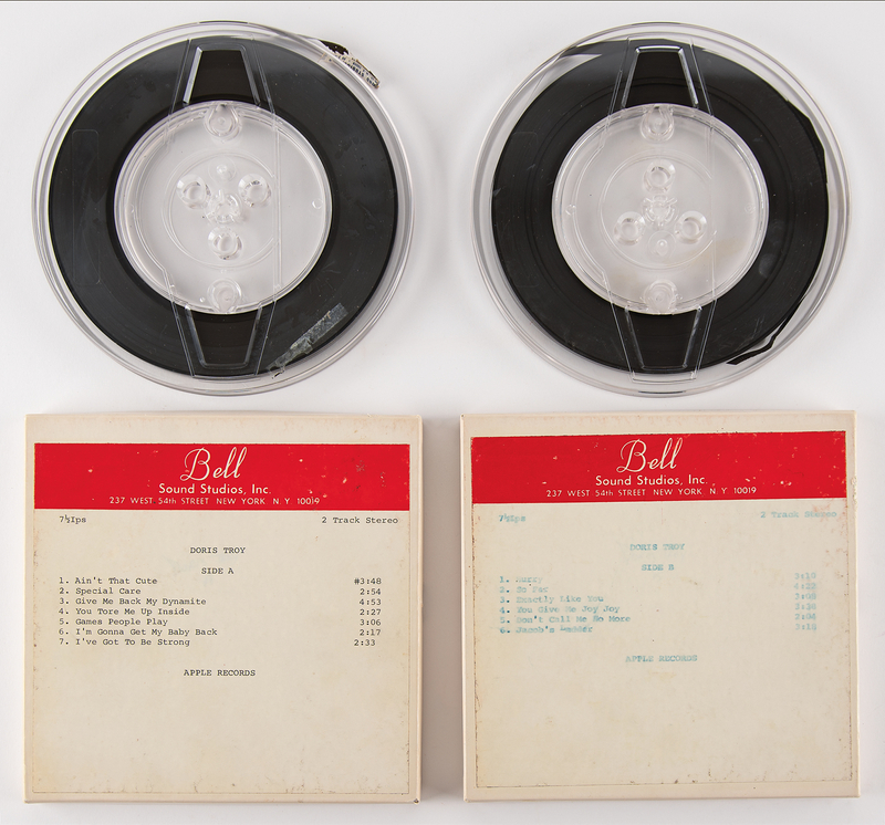 Lot 557 Beatles: Doris Troy US Stereo Bell/Apple Master Tapes for Her 