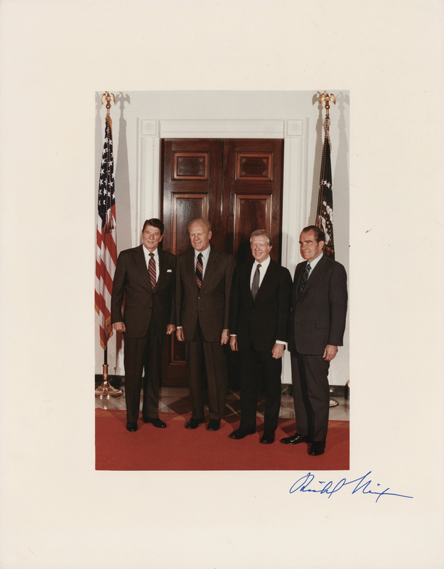 Lot 96 Richard Nixon Signed Photograph