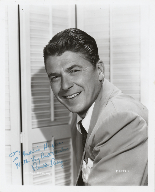 Lot 107 Ronald Reagan Signed Photograph