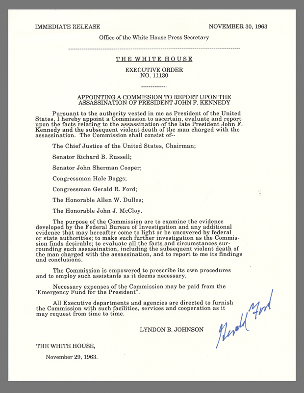 Lot 98 Gerald Ford Signed Souvenir Typescript