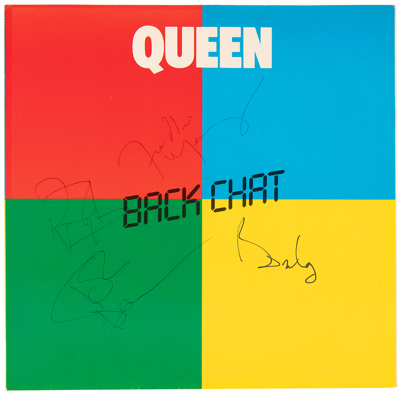 Lot 533 Queen Signed Single Album - 'Back Chat'