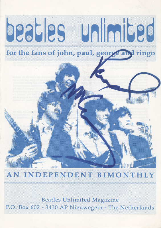 Lot 550 Beatles: Paul McCartney Signed Flyer for 'Beatles Unlimited'
