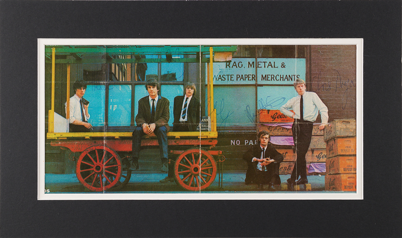 Lot 585 The Yardbirds Signed Photograph with Jeff Beck