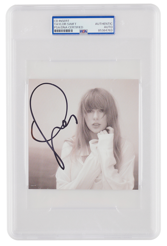 Lot 590 Taylor Swift Signed CD Insert - The Tortured Poets Department