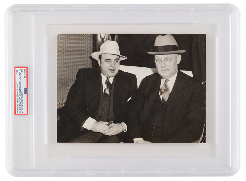 Lot 292 Al Capone Original Photograph - PSA Type I