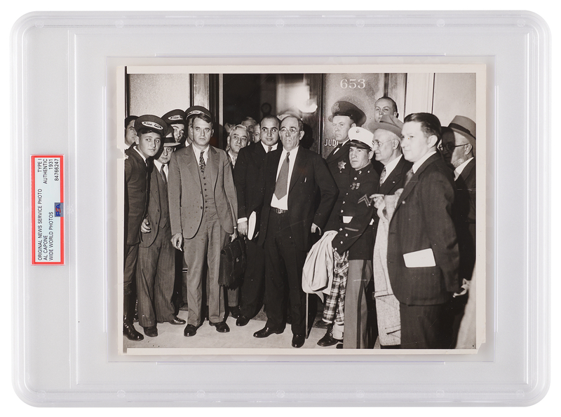 Lot 293 Al Capone Original Photograph - PSA Type I