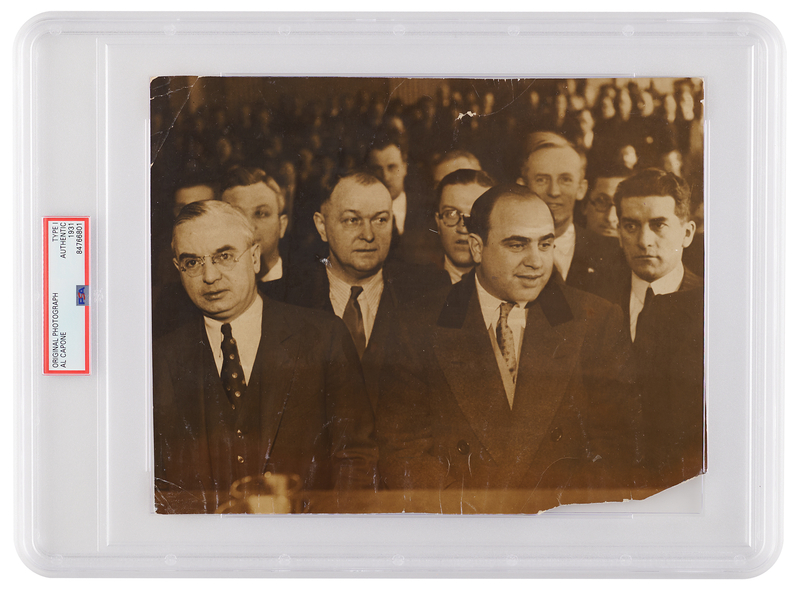 Lot 294 Al Capone Original Photograph - PSA Type I