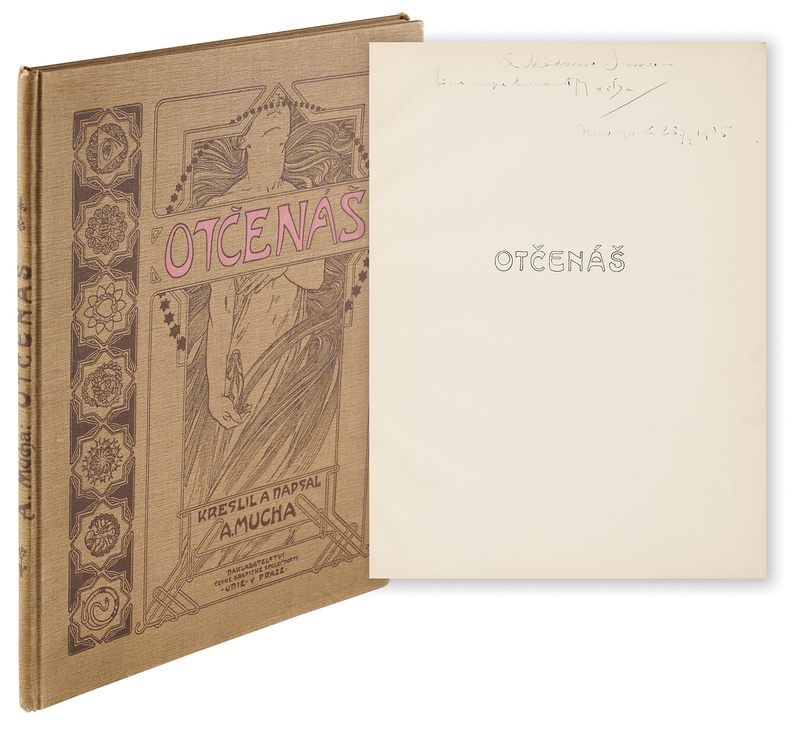 Lot 444 Alphonse Mucha Signed Book - Otcenas