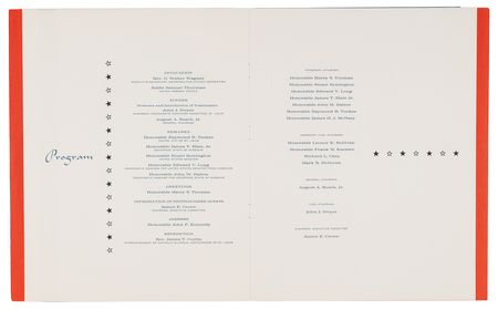 Lot #81 John F. Kennedy Signed 1960 St. Louis Campaign Dinner Program - Image 3