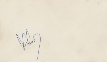 Lot #20 John F. Kennedy Signature