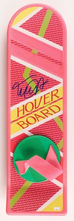 Lot #613 Michael J. Fox Signed Replica 'Back to