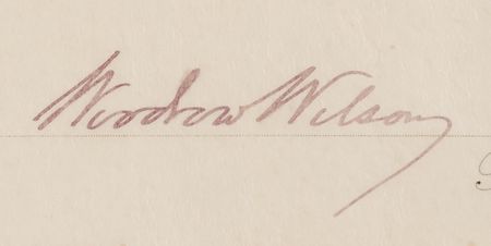 Lot #52 Woodrow Wilson Document Signed - Princeton University Diploma - Image 2