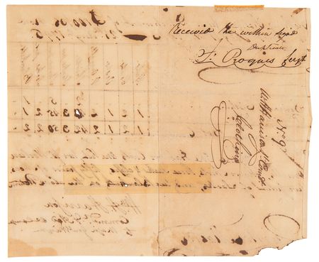 Lot #34 William Henry Harrison Document Signed as 