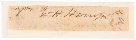 Lot #35 William Henry Harrison Signature