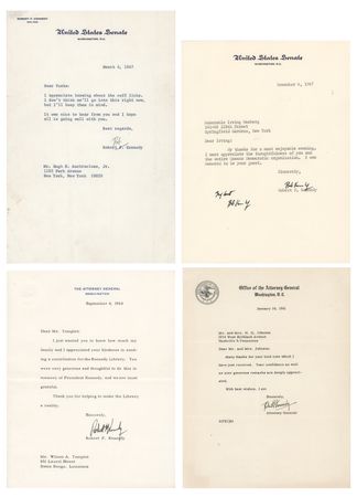 Lot #146 Robert F. Kennedy (4) Typed Letters