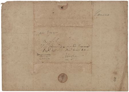 Lot #436 Antonio Canova Autograph Letter Signed - Image 2