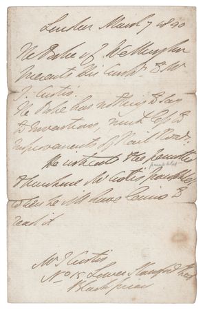 Lot #319 Duke of Wellington Third-Person Autograph