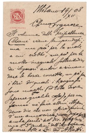 Lot #209 Pope Pius XI Autograph Letter Signed