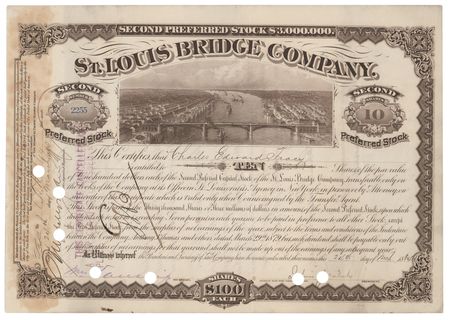 Lot #239 J. Pierpont Morgan Signed Stock Certificate - Image 2