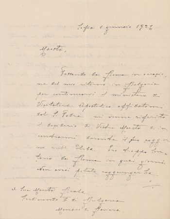 Lot #202 Pope John XXIII Lengthy Autograph Letter