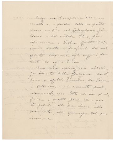 Lot #202 Pope John XXIII Lengthy Autograph Letter Signed to Ferdinand I of Bulgaria - Image 2