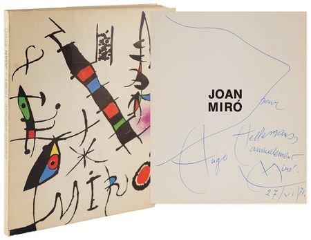 Lot #441 Joan Miro Signed Exhibition Catalog