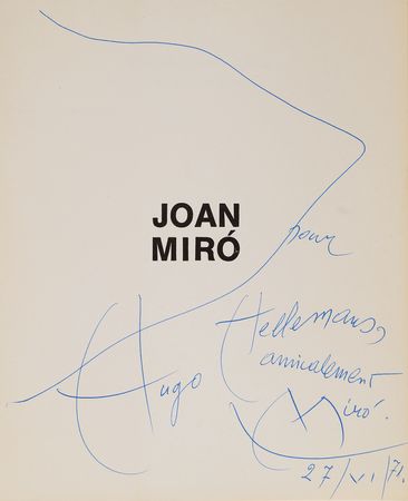 Lot #441 Joan Miro Signed Exhibition Catalog - Image 2