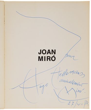 Lot #441 Joan Miro Signed Exhibition Catalog - Image 4