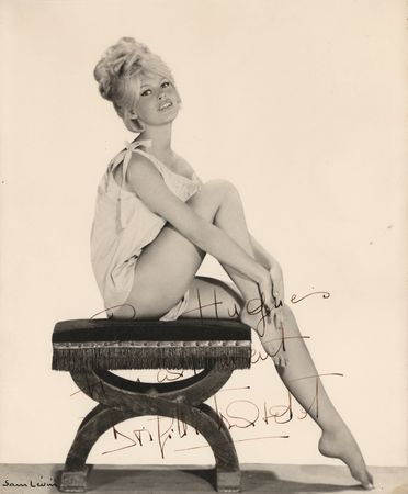 Lot #599 Brigitte Bardot Signed Photograph